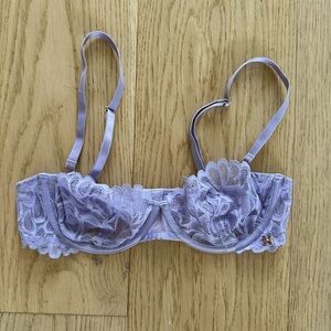 ❤️Savage x Fenty - Lavender Purple Lace Underwire Bra - 34C